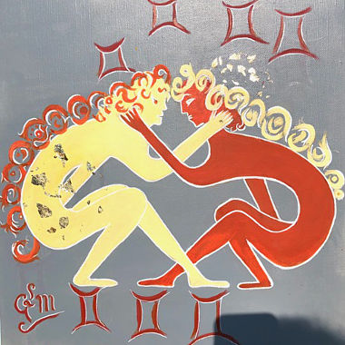 Peinture des signes du Zodiaque par GIGI LE MERDY