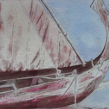 Marines : Aquarelles, dessins, et peintures de l'Artiste GIGI LE MERDY